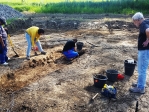Archeologický průzkum lokality u druhého bungalovu v Mikulovicích