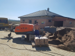 Výstavba nového bungalovu ve Starém Máteřově